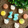 A dozen Macarons - shaped or decorated